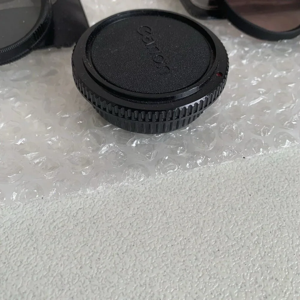 Lot Of 3 Rolev camera lens filters Star, Polorizer‎ And FD Plastic Sleeve Cases